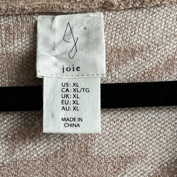 Joie Tan and Cream Houndstooth Cardigan - Picture 4 of 7